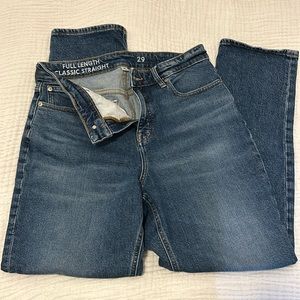 J Crew Full Length Classic Straight Jean 29